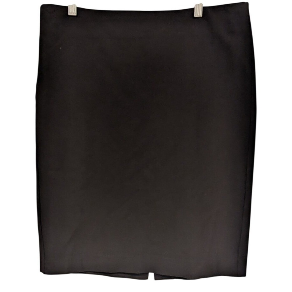 United Colors of Benetton Pencil Skirt 46 Black‎ 90s Minimalist Capsule Wardrobe